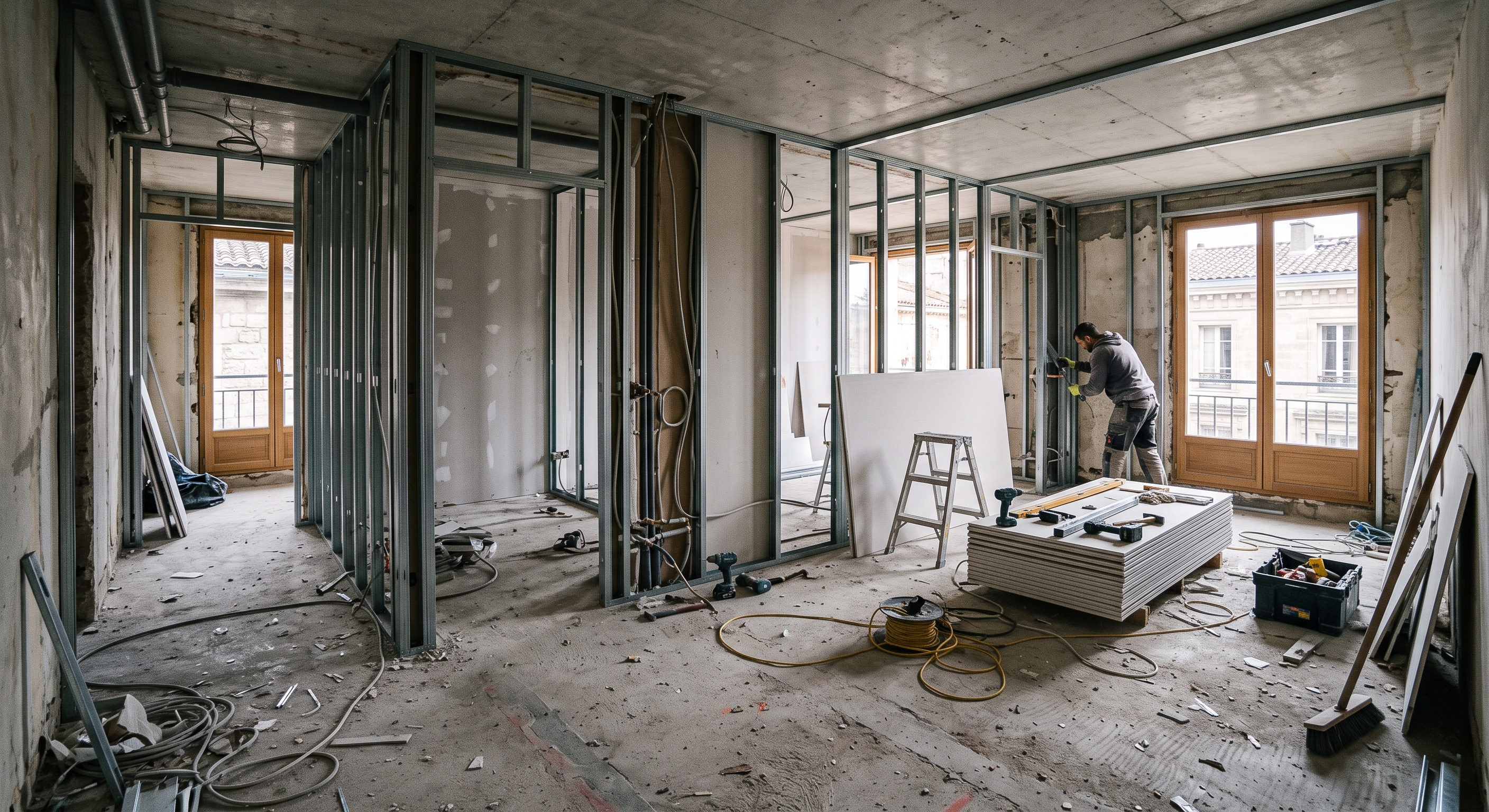 Appartement en chantier